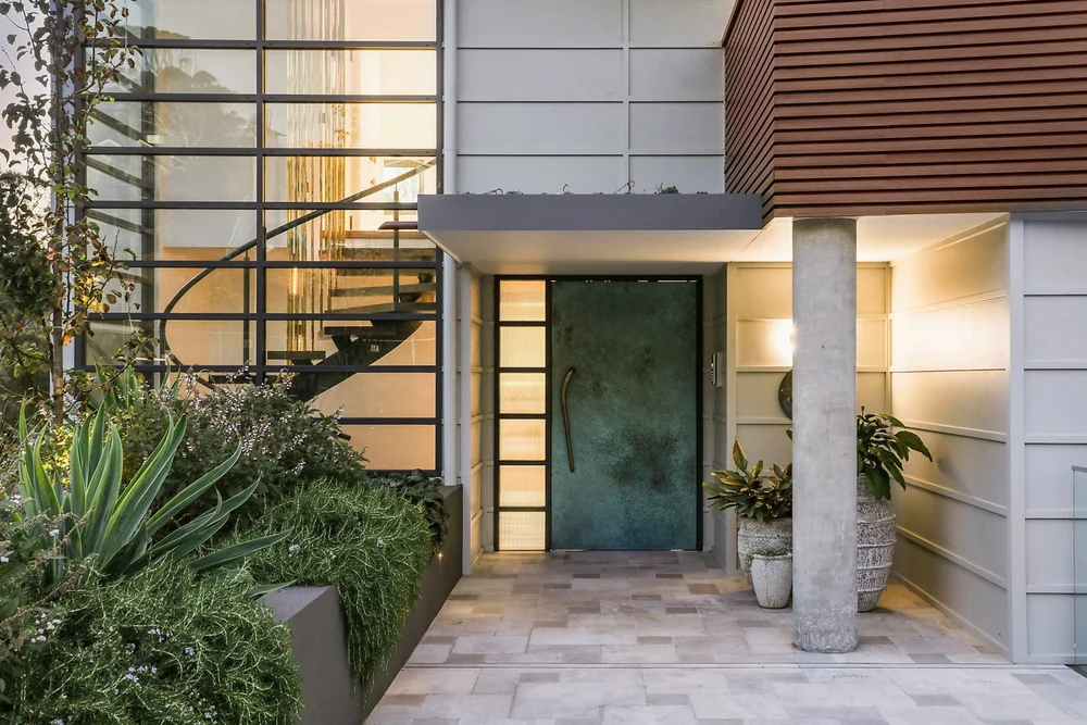 Copper Lunar Verdigris · Entry Door