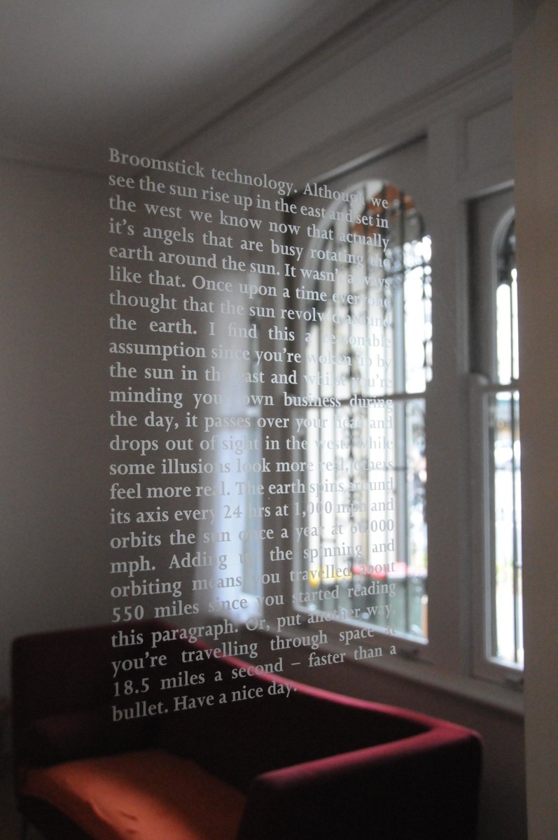 Engraved glass