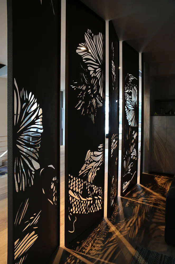 Koi Screens | Bronze Light Texture