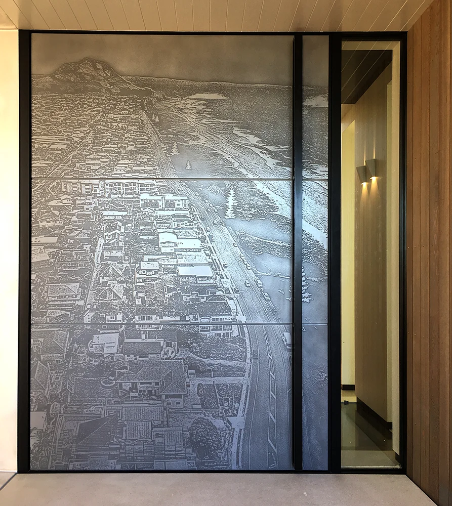 3D Mount Mauganui Door | Aluminium Antique