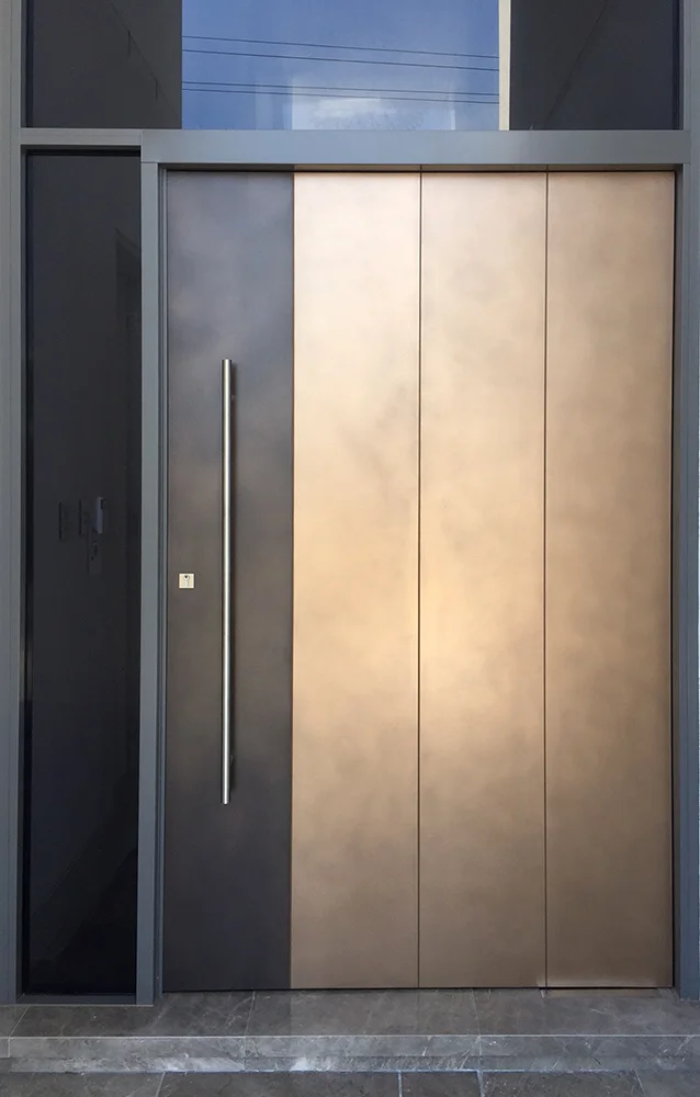 Bronze & Treasury Bronze Strip Door