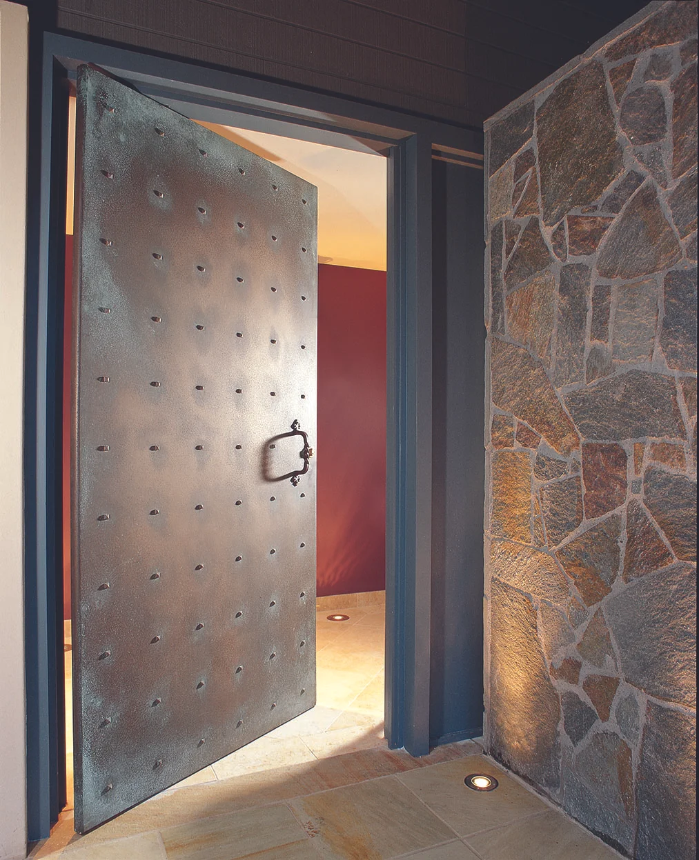 Stud Door Bronze Patina