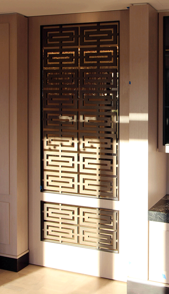 Laser Cut Screen | Treasury Bronze Fine Lunar